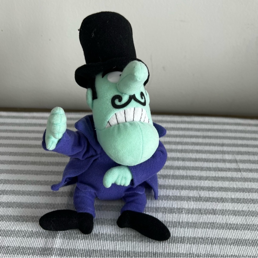 Snidely Whiplash Adventures of Rocky & Bullwinkle Bean Plush by Stuffins #260113